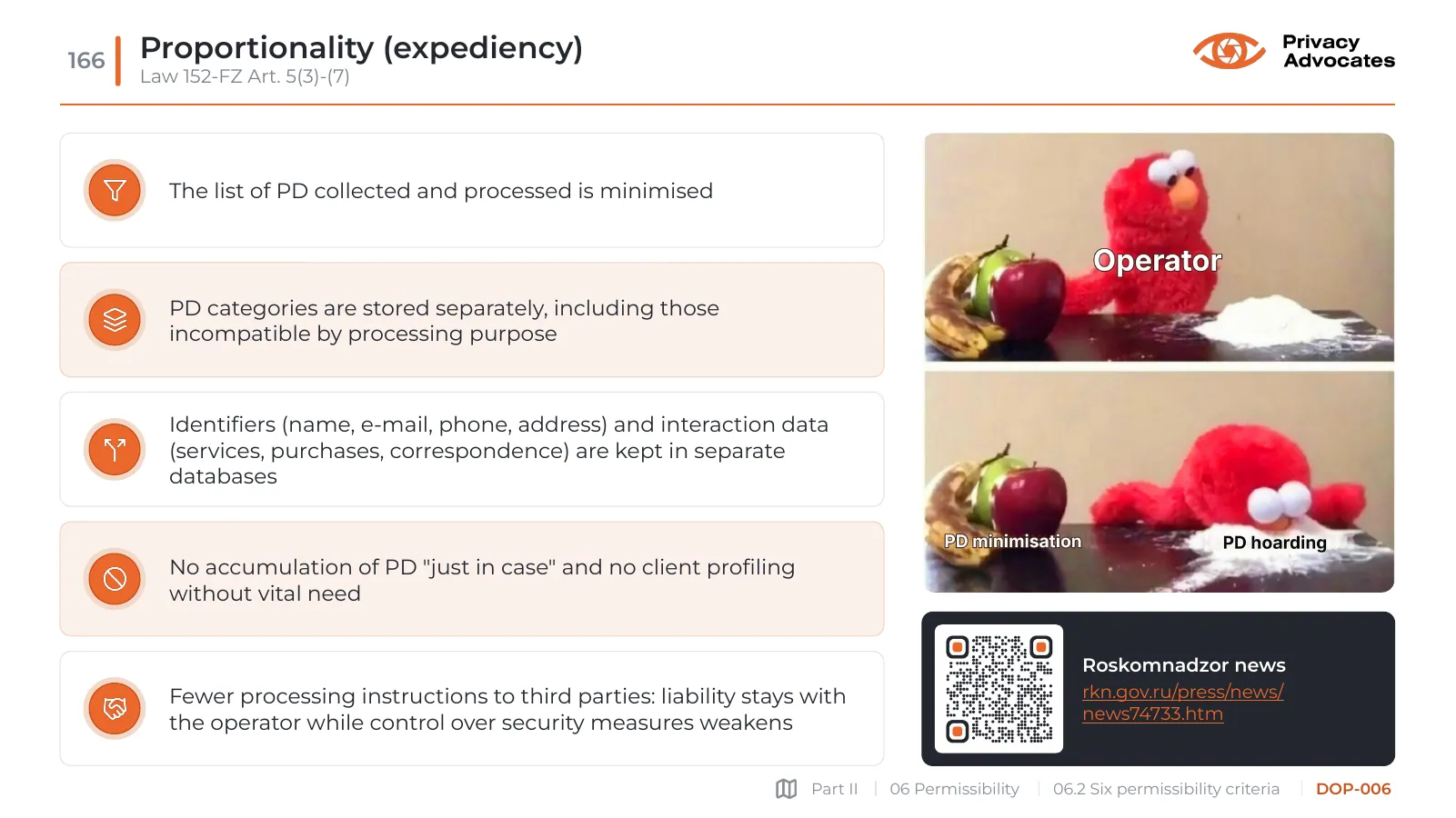 Slide DOP-006: Proportionality (expediency)