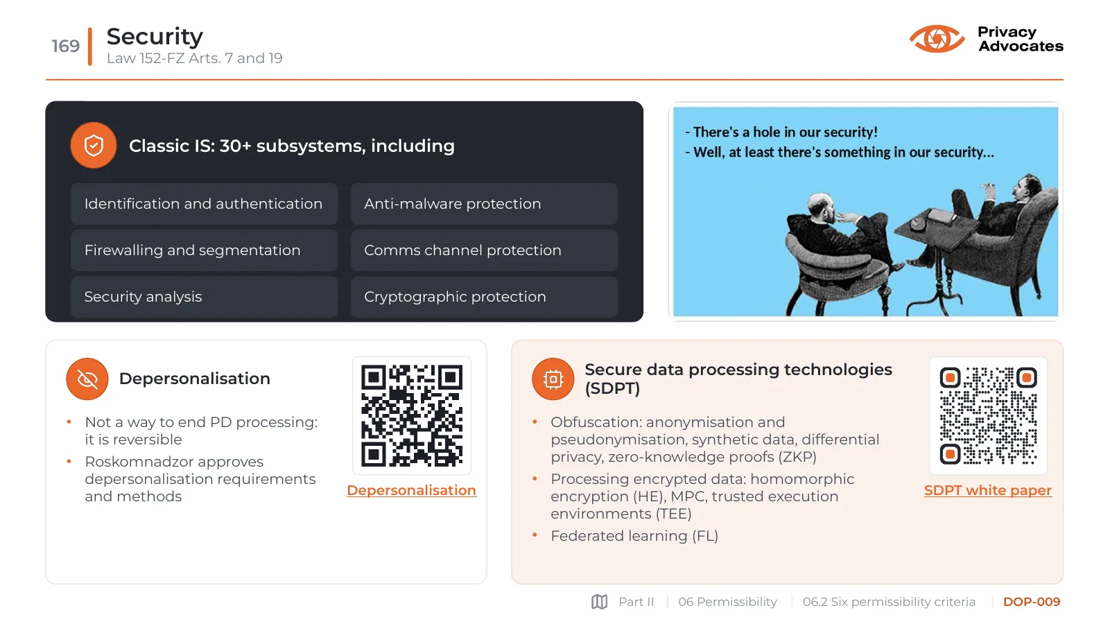 Slide DOP-009: Security