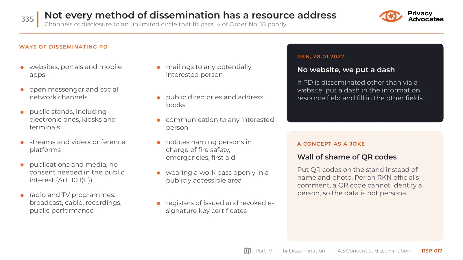 Slide RSP-017: Not every method of dissemination has a resource address