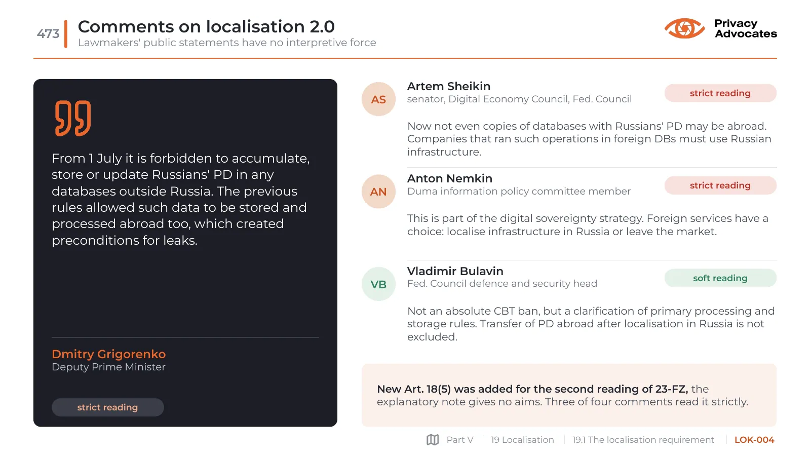 Slide LOK-004: Comments on localisation 2.0
