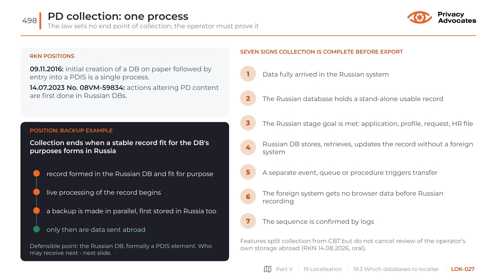 Slide LOK-027: PD collection: one process